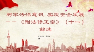 《刑法修正案》解读培训3月1日实施.pptx