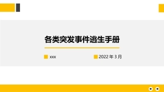 各类突发事件逃生手册.pptx