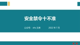 各类作业十不准禁令汇总大全.pptx