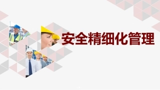 64页！安全生产精细化管理组织实施.pptx