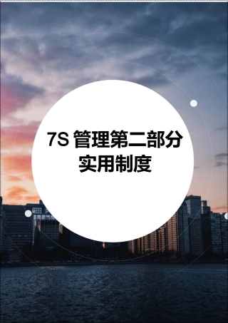 7S管理第二部分：实用制度.docx