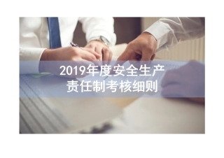 2019年度公司各级安全生产责任制考核细则表.docx
