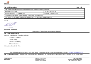 C130 JSA for manual excavation and cable laying in Greenfield area .docx