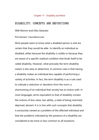 Chapter 17 - Disability and Work.docx