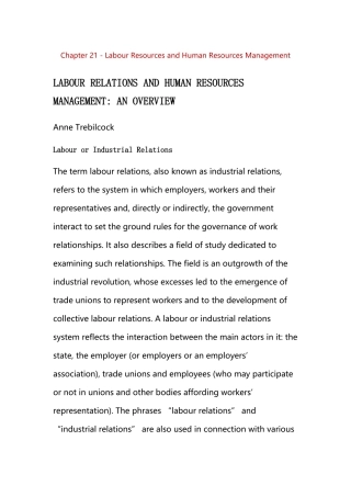 Chapter 21 - Labour Resources and Human Resources Management.docx