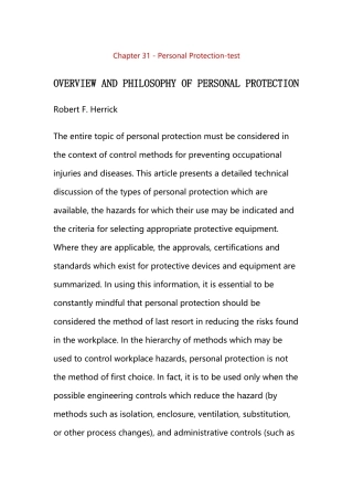 Chapter 31 - Personal Protection-test.docx