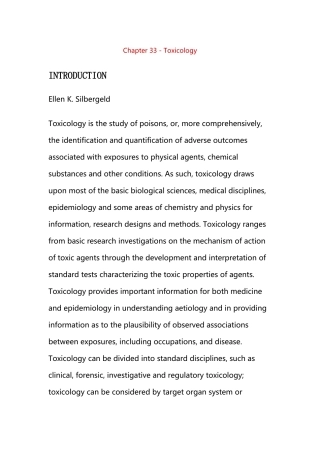 Chapter 33 - Toxicology.docx