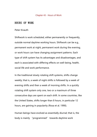 Chapter 43 - Hours of Work.docx