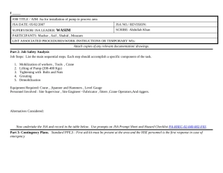 Installation of pumps.docx