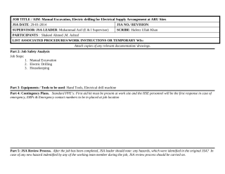 JS A Excavation work for electrical cable.docx