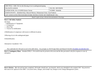 Jsa for blowing of air in underground pipes.docx