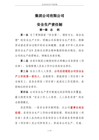 公司安全生产责任制.docx