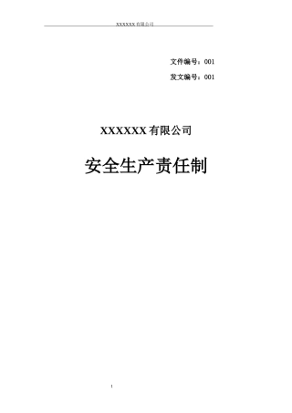 公司各岗位安全生产责任制.docx
