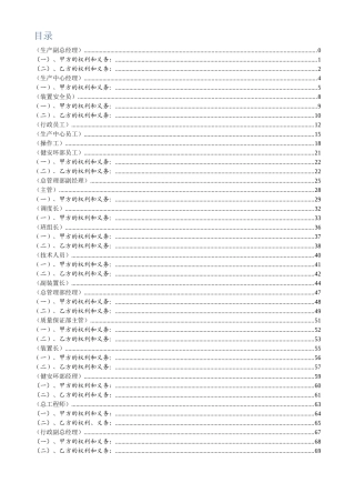 化工厂各级别、各职务的安全生产责任书.docx