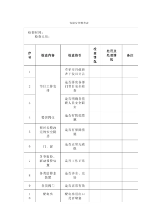 节前安全检查表.docx