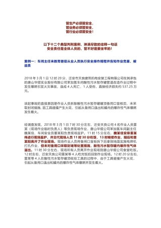 判刑案例：管生产必须管安全.docx