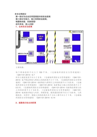 企业日常管理基本的安全距离，200项有图有依据，收藏备用！.docx
