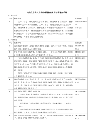 危险化学品从业单位现场检查常用标准速查手册.docx