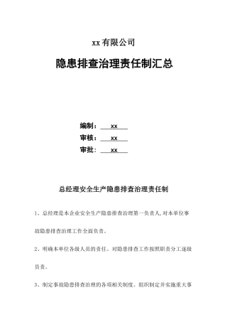 隐患排查治理责任制汇总.docx