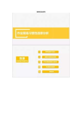 作业现场习惯性违章分析，版本2.docx