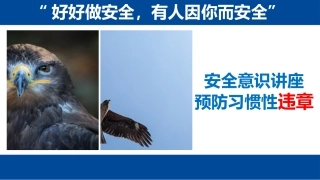安全意识讲座--预防习惯性违章.pptx