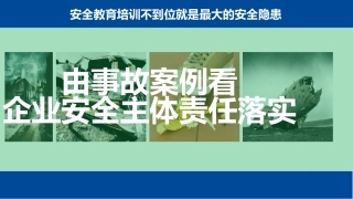 安全月--从事故案例看企业安全主体责任落实.pptx