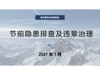 春节前隐患排查治理培训（1）.pptx