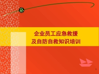 企业员工应急救援及自防自救培训课件.pptx