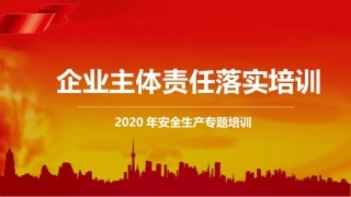 企业主体责任落实专题培训.pptx