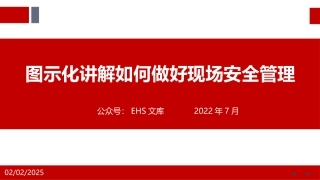 图示化讲解 如何做好现场安全管理104页.pptx