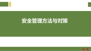 详解版！安全管理方法与对策.pptx