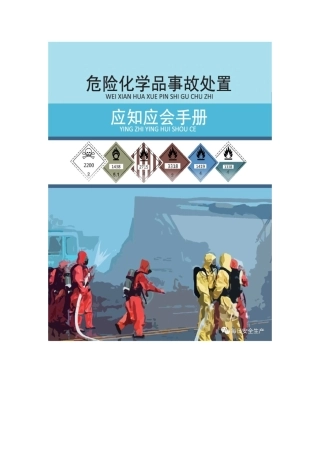 .. 【文件】危险化学品事故处置应知应会手册.docx