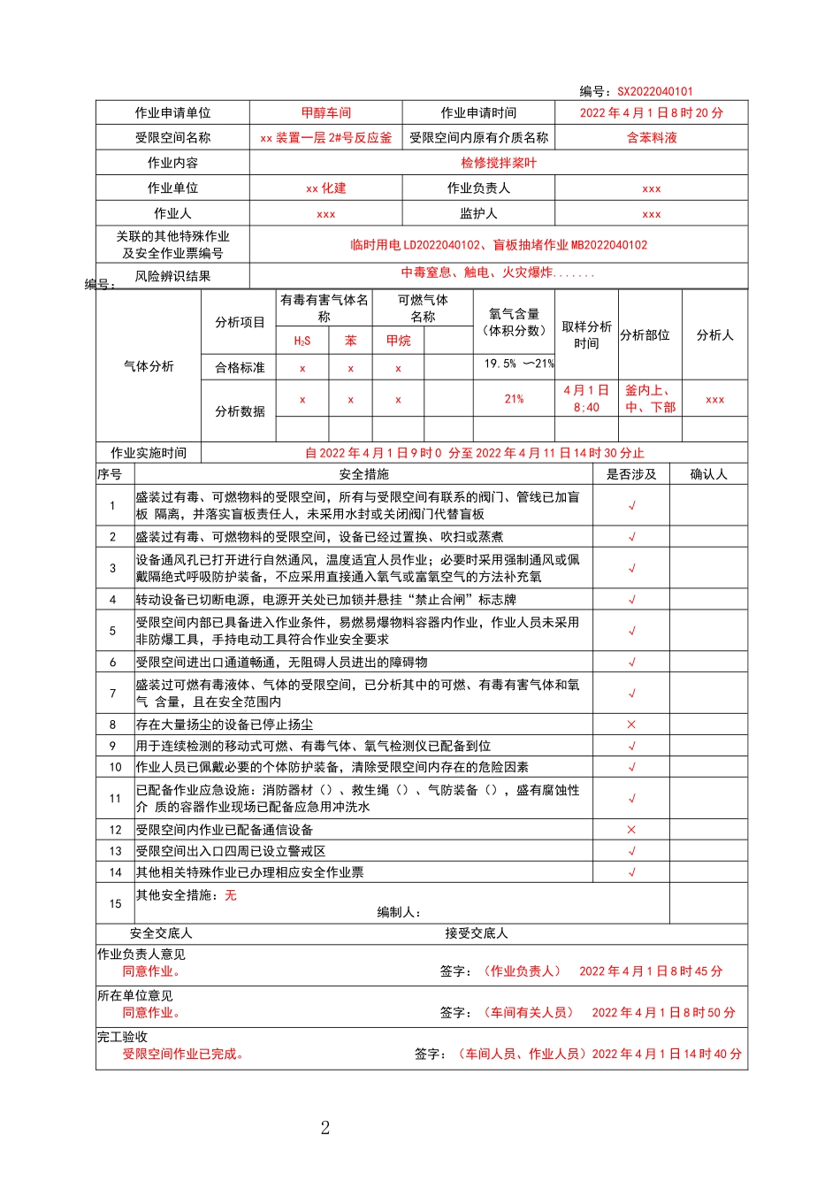 2024特殊作业票正确填写模板.docx.docx_第2页