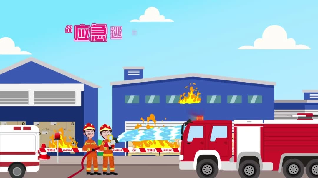 “应急逃生”系列科普动画之企业火灾逃生.mp4