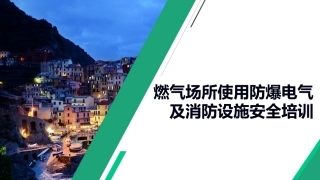9.燃气场所使用防爆电气及消防设施安全培训.pptx