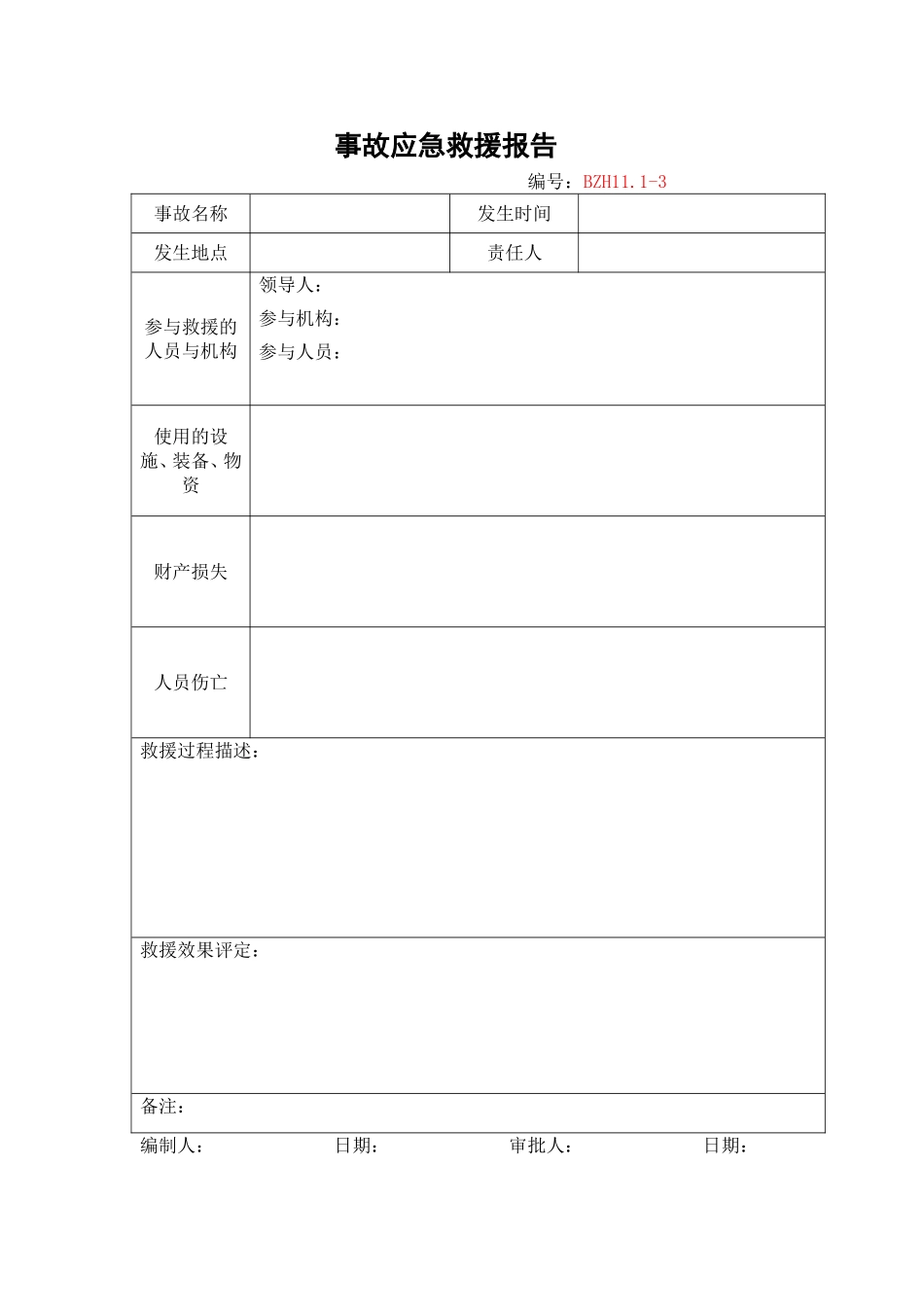 6.事故应急救援报告.doc_第1页