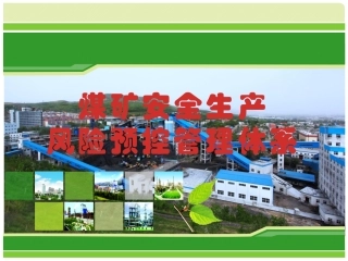 EHS学习资料网23、煤矿安全生产风险预控管理体系.pptx