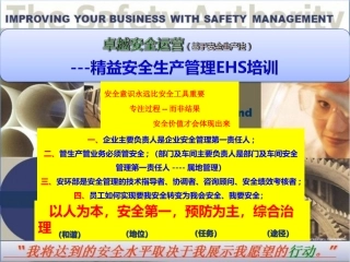 EHS学习资料网精益安全生产管理EHS培训.ppt