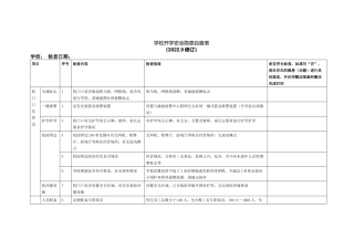 学校开学安全隐患自查表.docx