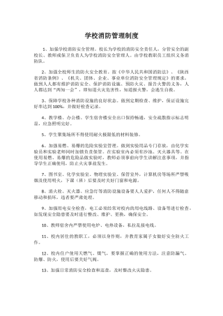 学校消防管理制度.docx