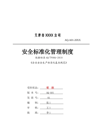 天津市XXXX公司.docx