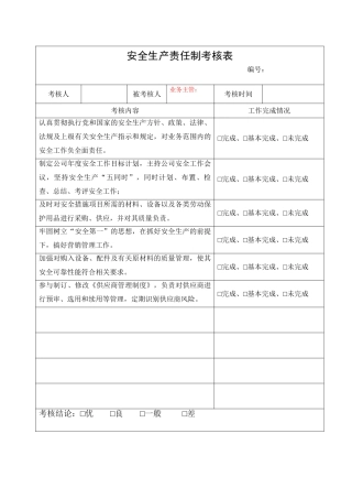 2.业务主管安全生产责任制考核表.doc