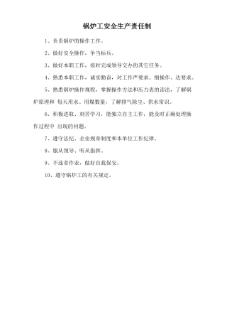 锅炉工安全生产责任制.doc