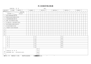 38.木工机械日常点检表.doc