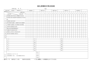 41.抛丸清理机日常点检表.doc