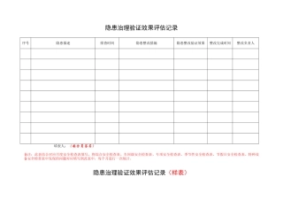 2.隐患治理验证效果评估记录.doc
