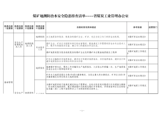 9 煤矿地测防治水.xls