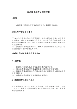 事故隐患排查治理责任制(B).docx