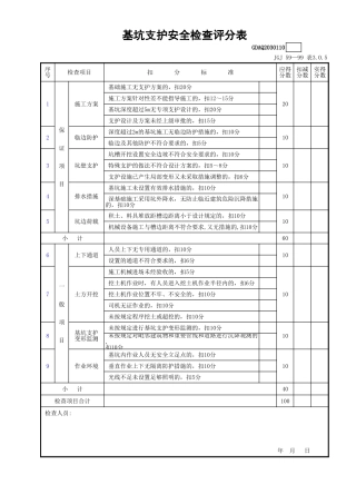 基坑支护安全检查评分表GDAQ2030110.xls