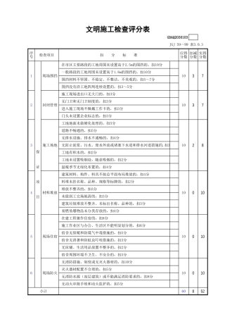 文明施工检查评分表(含续表)GDAQ2030103.xls
